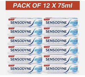 เซ็นโซดายน์ เดลี่แคร์ ออริจินัล ยาสีฟันสำหรับฟันบอบบาง 5 หลอด ขนาด 75 มล. (รวม 375 มล.) - Product Image 2