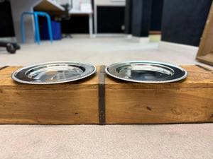 Plain Silver Steel Charger <b>Plate</b> Durable Designer Table Decor for Festive Occasions and Home Dining Handcrafted From India - Product Image 2