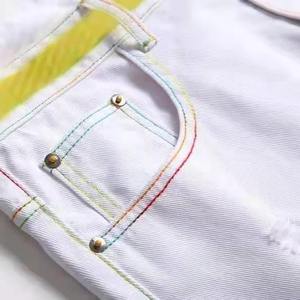 Pantalones Cortos Deportivos de Algodón 100% para Hombre, Cintura Elástica Media con Cordón, para Gimnasio, Fitness, Tallas Grandes, Venta al Por Mayor - Product Image 3