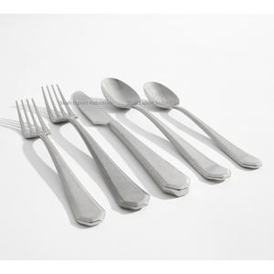 Juego de cubiertos de lujo con mango real, acabado de acero inoxidable negro mate para el hogar y la boda, juego de cubiertos - Product Image 4