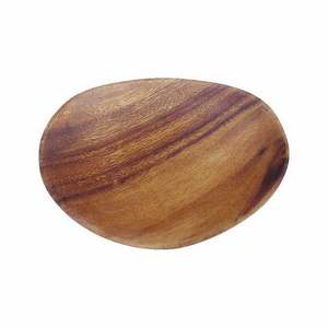 Assiettes de présentation en bois fini naturel Design tendance Décoration de table Assiettes de vaisselle aux normes personnalisées - Product Image 1