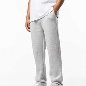 ชุดวอร์มผ้าฝ้ายแบบสวมหัวสำหรับผู้ชายชุดวอร์ม2ชิ้นแบบสวมหัวทรงโอเวอร์ไซส์สำหรับผู้ชาย - Product Image 3