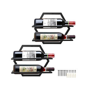 Porte-bouteille en métal personnalisé de table élégant accessoire d'hôtel le plus exigeant produit de qualité admirable - Product Image 2