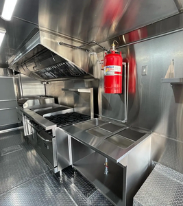 Remorque alimentaire multifonctionnelle en acier inoxydable personnalisable, camion alimentaire mobile commercial populaire pour les industries de vente au détail - Product Image 1