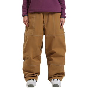Pantalon de style de rue Hip Hop à points contrastés pantalon de ski baggy à taille élastique avec poches cargo de couleur unie et crochet imperméable vente en gros - Product Image 2