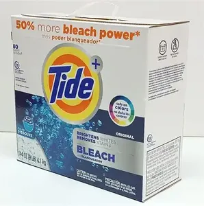 Detergente en Polvo para Ropa Tide Plus Bleach, Original, 89 Lavados, 144 oz - Product Image 2