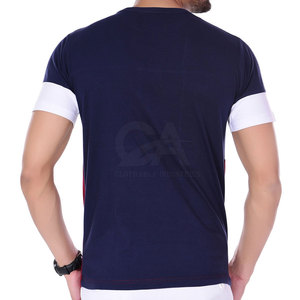 Transpirable Low Moq Hombres Camisetas Diseño de logotipo personalizado Hombres Camisetas Venta al por mayor Hecho Hombres Camisetas - Product Image 3