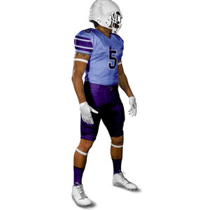 Ropa de equipo profesional, uniforme de fútbol americano para hombres, transpirable de talla grande, uniforme deportivo de poliéster 100% de secado rápido - Product Image 2