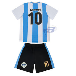 Conjunto de Camiseta de Fútbol Maillot De Foot, Camiseta de Fútbol de Poliéster Estampada de Alta Calidad, Pantalones Cortos Transpirables, Uniforme de Equipo Personalizado de Verano - Product Image 1
