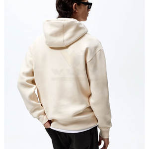 เสื้อมีฮู้ดโอเวอร์ไซส์ของผู้ชายมาใหม่เสื้อลำลองแห้งเร็วสำหรับใส่กลางแจ้งสีพื้นสำหรับฤดูหนาว - Product Image 4