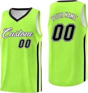 Vente chaude Maillots de basket-ball pour hommes Nom de l'équipe personnalisé Numéro Logo Tissu respirant à séchage rapide OEM Fournisseur d'uniformes en gros - Product Image 1