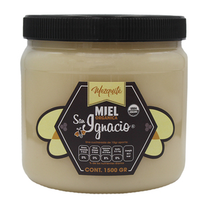 Miele Mesquite biologico vaso San Ignacio 1500g | USDA organico | 100% puro senza additivi | Non-ogm | Crudo - Product Image 1