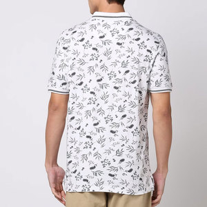 Camisetas de polo de alta calidad Camisetas de Polo de manga corta personalizadas con estampado de pantalla personalizado para hombres 100% algodón Casual Patrón personalizado gratis - Product Image 2
