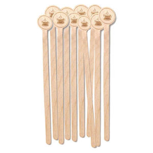 Biodegradable Natural <b>Wood</b> Stir <b>Sticks</b> with Custom Logo - Product Image 1