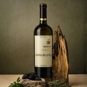 Casona de la Villa Vin Rouge 100% Merlot 13% ABV 4 Mois de Maturation en Chêne Vin Blanc Espagnol 750ml - Product Image 2