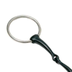 Mèche à anneau en acier inoxydable de haute qualité avec équipement d'équitation en fer doux mèches d'entraînement équestre - Product Image 2