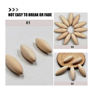 ลูกปัดไม้สีธรรมชาติไม่ขัดสีแบบดั้งเดิมที่กำหนดเองได้และมีขนาดจัดส่งที่รวดเร็วจากอินเดีย - Product Image 5