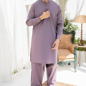 Vêtements traditionnels pakistanais pour hommes et garçons Élégant costume indien et pakistanais Shalwar Kameez Rich - Product Image 1