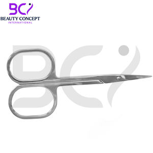 Ciseaux à ongles à cuticules antidérapants durables du meilleur fournisseur Matériau en acier inoxydable Propre logo Vente à chaud Lame courbée et tranchante - Product Image 2