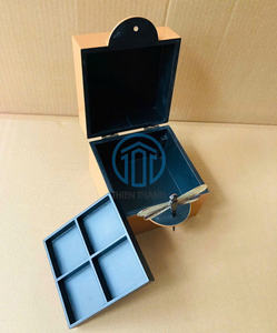 Boîte à laque papillon couleur personnalisée, design minimaliste moderne pour l'emballage de cadeaux de mariage et d'accessoires, fabricant vietnamien - Product Image 4