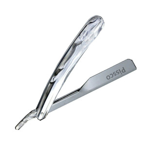 Couteau de rasage droit en acier, rasoir de barbier pliable, couteau de rasage manuel, outils d'épilation fabriqués par Pissco Pakistan - Product Image 4