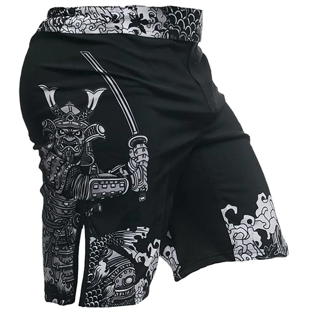 Shorts de boxe estampados sob encomenda, shorts curtos para mma com estampa customizada