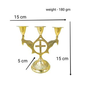 Croix chrétienne catholique avec jésus Christ pièce maîtresse en laiton pour dessus de table décor à la maison idées cadeaux aux prix de gros de - Product Image 2