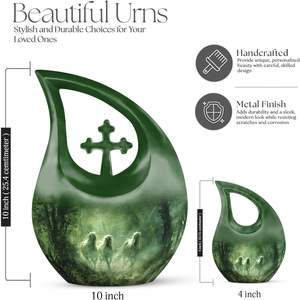 Urne en métal pour cendres de cheval Urnes de crémation pour cendres humaines Mini urnes Homme adulte Petit pour cendres humaines Taille personnalisée - Product Image 2