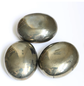 Vente en gros de pierres de palmier en cristal de pyrite dorée naturelle pour la guérison de la méditation énergétique Reiki Pierre d'agate - Product Image 1