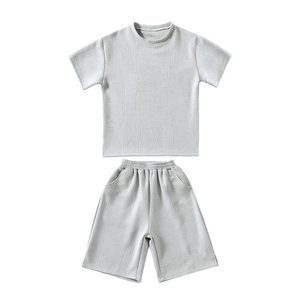 Ensemble de jogging pour garçons en coton décontracté de dernière génération, de haute qualité, respirant et léger, en vente maintenant - Product Image 5