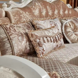 ชุดโซฟาไม้มะฮอกกานีแกะสลักด้วยมือสไตล์โมเดิร์นหรูหรา ดีไซน์แบบโบราณ สำหรับโรงแรม วิลล่า อพาร์ตเมนต์ และห้องนั่งเล่น - Product Image 3