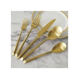 Ensemble de couverts en laiton avec poignée antique mate polonaise et noire Ensemble de couverts faits à la main pour restaurant et hôtel à moindre coût - Product Image 6