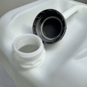 Tonneau en <span class=keywords><strong>plastique</strong></span> 30L Jerrycan carré blanc HDPE Tambour chimique de 30 litres avec couvercle et poignée Moulage par soufflage 30 kg Conteneur seau - Product Image 4