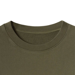 Sweatshirts unisexes à col ras du cou en molleton épais Logo personnalisé surdimensionné taille plus sweatshirts pullover - Product Image 3