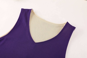 Conjunto de Uniforme de Baloncesto Reversible Personalizable para Hombre 2024, 100% Poliéster, Transpirable, para Entrenamiento - Product Image 3