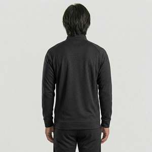 เสื้อแจ็คเก็ต Momentum Sporty Track แบบมีซิป คอตั้ง ทรงปกติ สำหรับฤดูใบไม้ร่วง สีดำ - Product Image 2