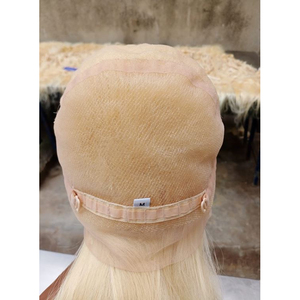 Pelucas de seda superior de encaje europeo con extremos de cabello doble dibujado Topper Kippah judío personalizado Caída de cabello indio virgen Precio a granel - Product Image 1