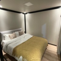 Maison conteneur extensible portable de 20, 30 ou 40 pieds, bâtiment modulaire préfabriqué sur mesure pour bureau de chantier, dortoir et camp de travailleurs