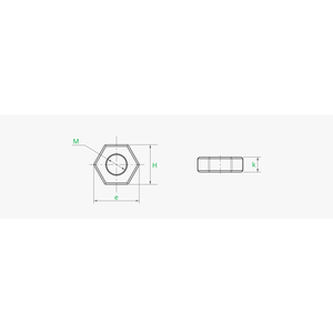 AB001 Douille hexagonale en acier inoxydable M2.5, 20 pièces - Product Image 2