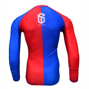 MMA Rashguard pour hommes Design personnalisé Sublimé BJJ Compression Shirt Surf and Grappling Fight Wear - Product Image 2