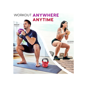 เคตเทิลเบลเหล็กหล่อเคลือบผงสำหรับออกกำลังกายที่บ้าน - Product Image 5