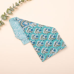 Eco Friendly Cotton <b>Square</b> Handblock Printed Ethnic Bandanas Handmade Unisex Neck <b>Scarf</b> Boho Head Wrap Classic <b>Scarf</b> Wholesale - Product Image 6
