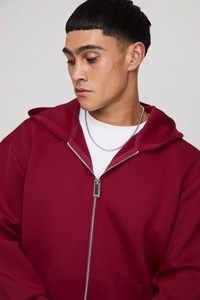 Sudadera con Capucha de Invierno Personalizada de Alta Calidad, 100% Algodón, Talla Grande, Ecológica, de Doble Capa, con Bordado Ácido - Product Image 3