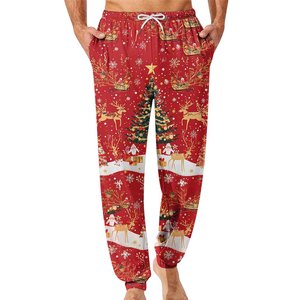 Nouveau gros meilleure qualité polyester et coton tissu à la mode classique Look confortable pantalons de survêtement pour hommes - Product Image 6