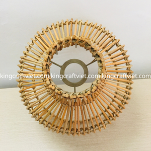 HOME DECOR Woven <b>Rattan</b> Lampshade Frames Pendant Light Straw Lamp Covers <b>Shades</b> Frame Decorative Lighting Interior Accessories - Product Image 3