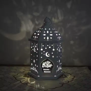 Linternas de hierro modernas Adornos decorativos para Ramadán y Eid al-fitr - Product Image 2