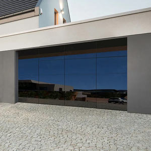 Portes <span class=keywords><strong>de</strong></span> <span class=keywords><strong>garage</strong></span> sectionnelles électriques pliables en verre trempé isolant, modernes et personnalisées pour l'extérieur résidentiel - Product Image 3