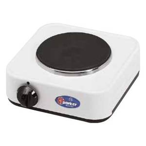 Placa Eléctrica CF Parker de 1 Zona, Blanca, 1000W, PFO18PB (23x23x10cm) con Diámetro de 14.5cm, Modelo 5318P - Product Image 1