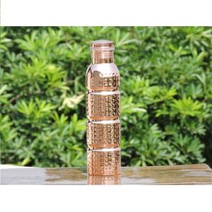 Stylish Handmade Copper Water <b>Bottle</b> Unique Design High Quality Copper Water <b>Bottle</b> for Home and <b>Traveling</b> use - Product Image 1