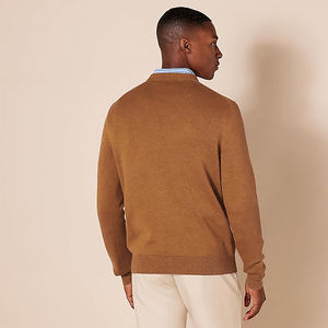 Pull à col en V pour hommes Top à manches longues en tricot classique Big & Tall Casual Winter Wear pull à col en V pour hommes - Product Image 4